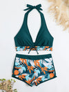 Halter Bikini & Shorts Set