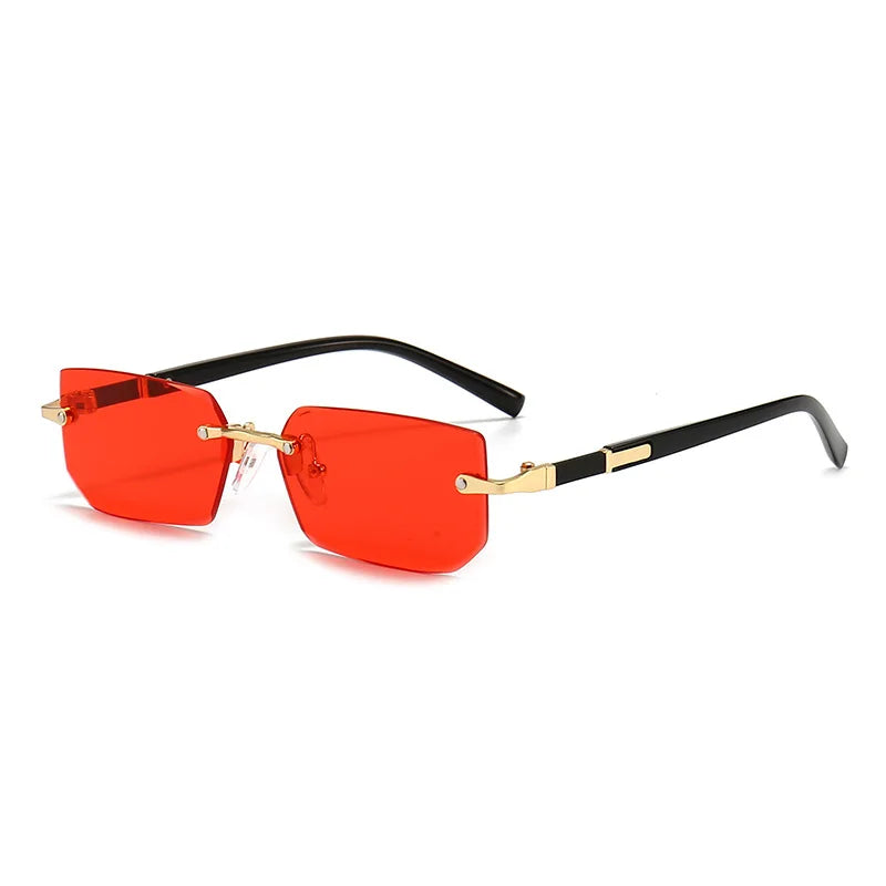 Heroic Chic Rimless Sunglasses
