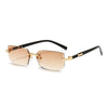 Heroic Chic Rimless Sunglasses