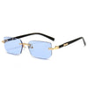 Heroic Chic Rimless Sunglasses
