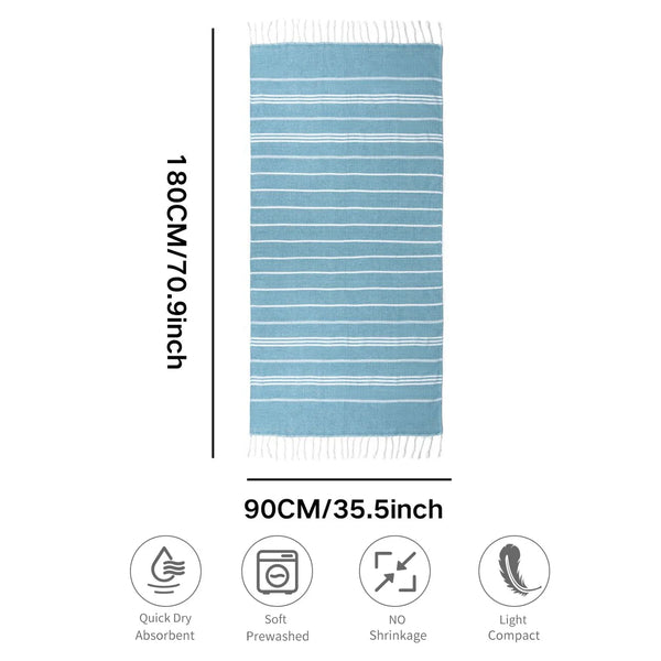 Tasseled Turkish Beach Towel