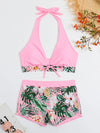 Halter Bikini & Shorts Set