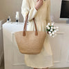 Large Capacity Straw Bag