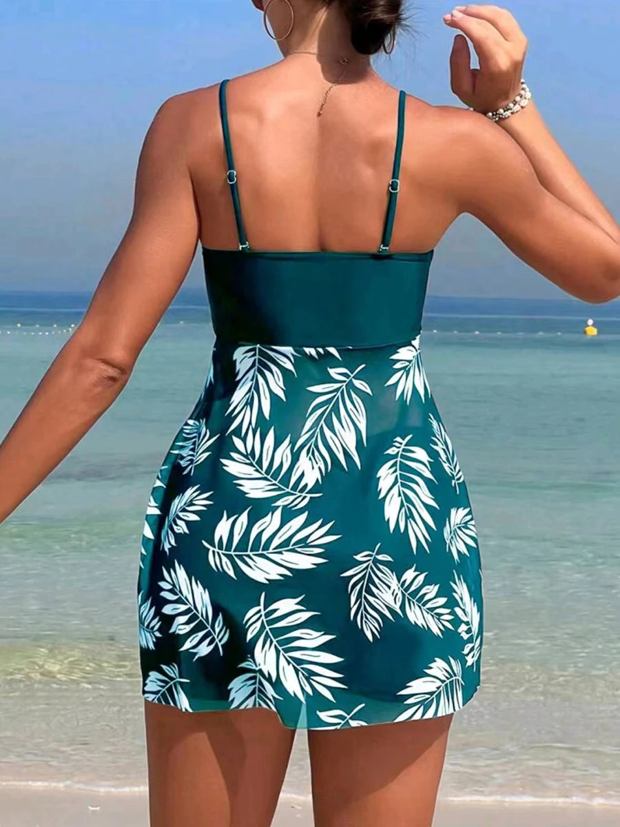 Short Dress Tanning Bikini