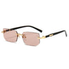Heroic Chic Rimless Sunglasses