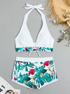 Halter Bikini & Shorts Set