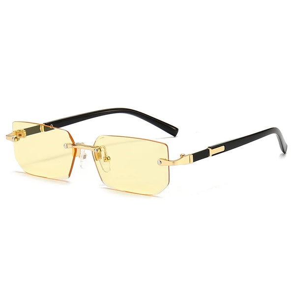 Heroic Chic Rimless Sunglasses