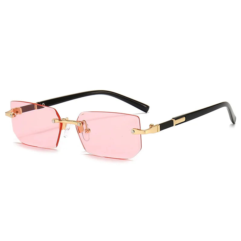 Heroic Chic Rimless Sunglasses