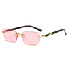 Heroic Chic Rimless Sunglasses