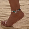 Double Heart Charm Anklet
