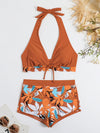 Halter Bikini & Shorts Set