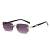 Heroic Chic Rimless Sunglasses