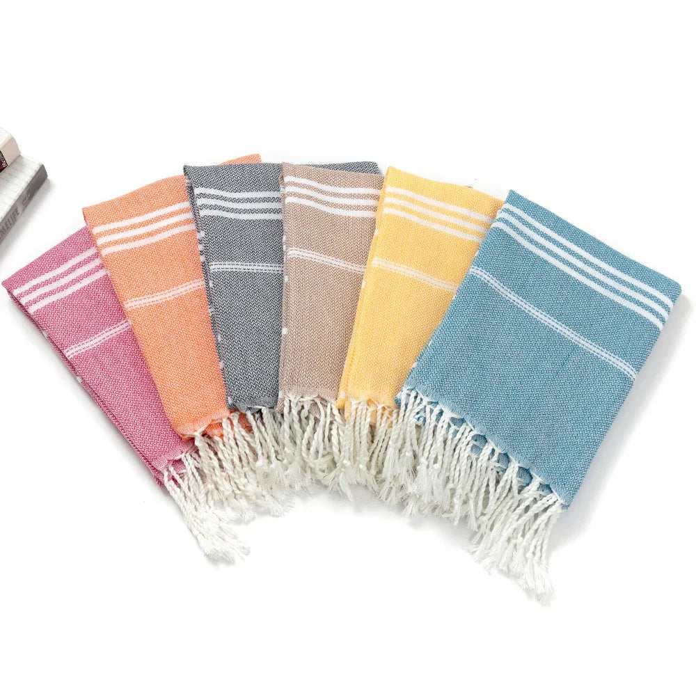 Tasseled Turkish Beach Towel