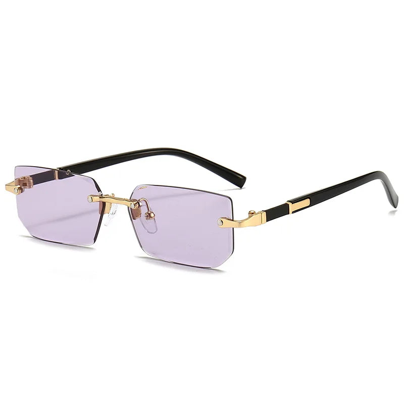 Heroic Chic Rimless Sunglasses
