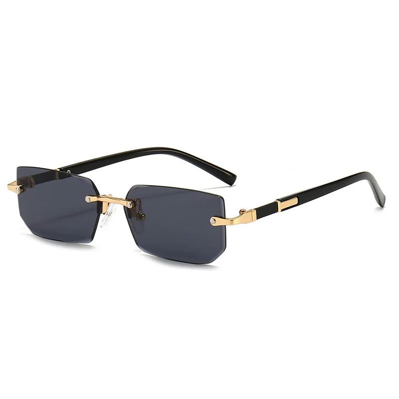 Heroic Chic Rimless Sunglasses