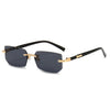 Heroic Chic Rimless Sunglasses