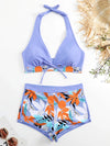 Halter Bikini & Shorts Set