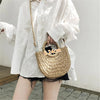 Casual Rattan Shoulder Bag