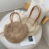 Circle Straw Handbag