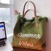 Casual Canvas Large Tote Bag