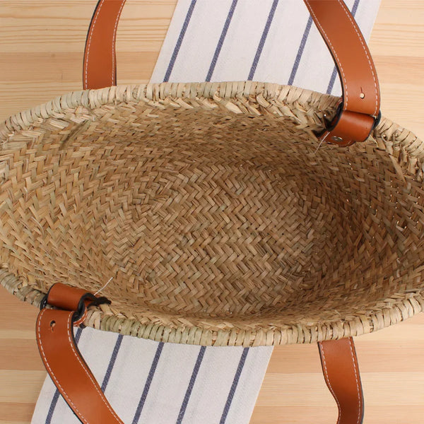 Casual Rattan Large Capacity Tote Bag