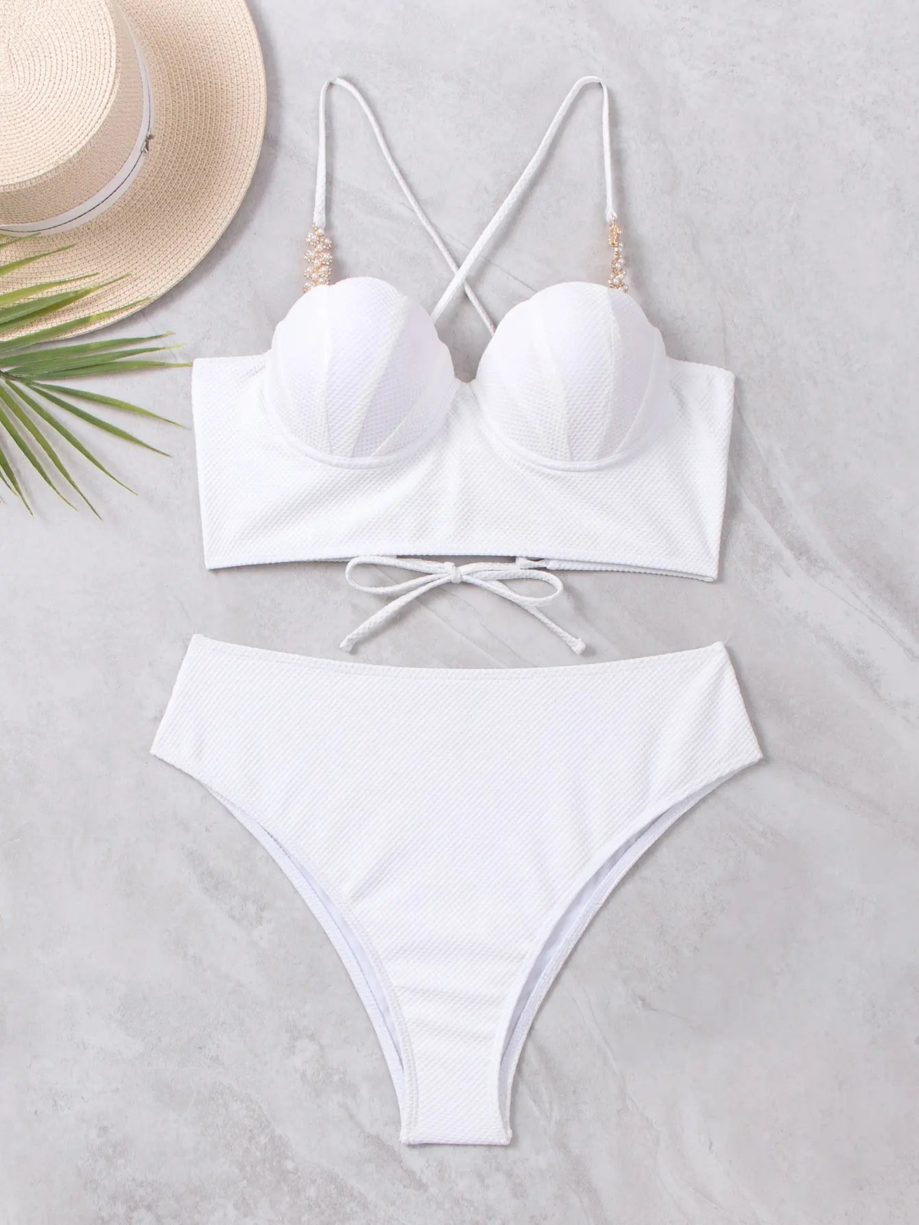 Sea Shell Shape Push Up Bikini Set