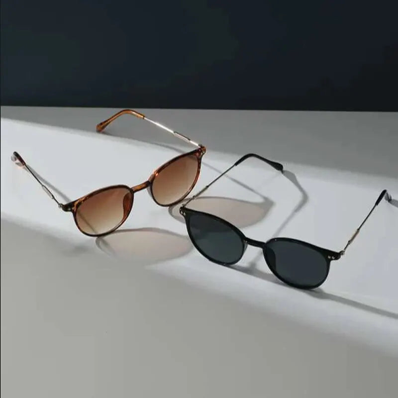 Skinny Cat Eye Sunglasses Combo
